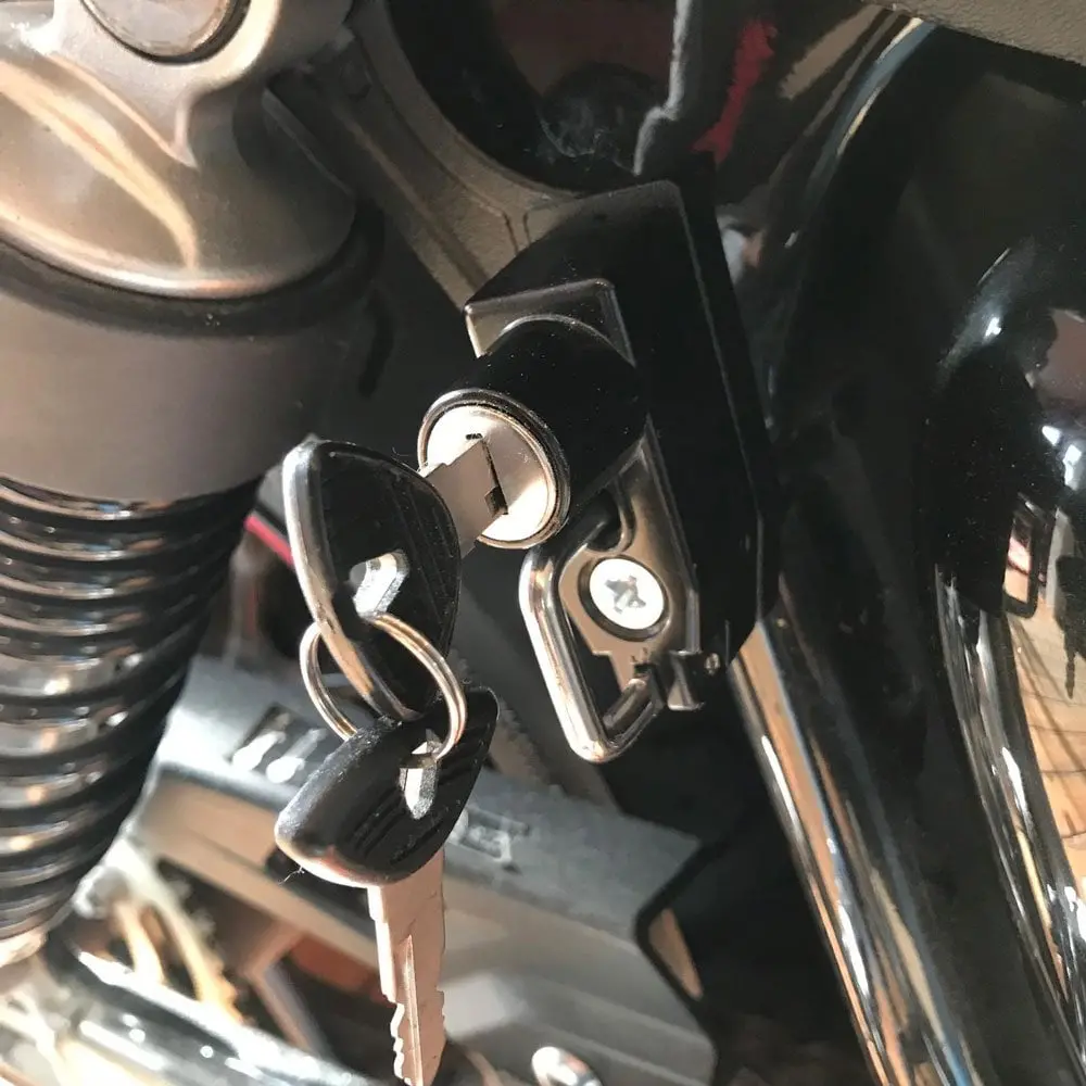 Motone Helmet Lock - 2016+ Triumph Bonneville, Street Twin, Speed Twin, Thruxton 1200, Street Cup, Street Scrambler 2
