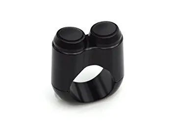 Motone 2 Button Hand Control Switch 7/8" Or 1" Bars - Black Or Chrome 3