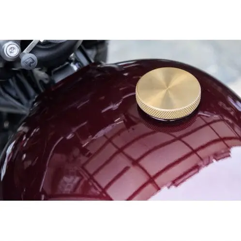 Motone Gas Cap - Spun Brass - Triumph Classics 2