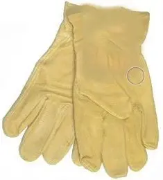 Leather Work Gloves, Long Lasting Top Grain Pigskin - Large | Gl345 1