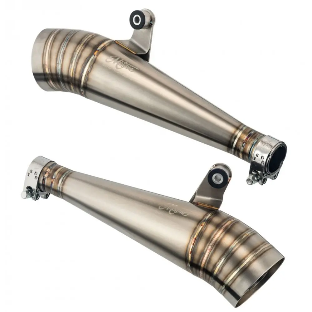 Motone Odin - Exhaust System - Speed Twin / Thruxton - Gp Style Race Slip Ons 1