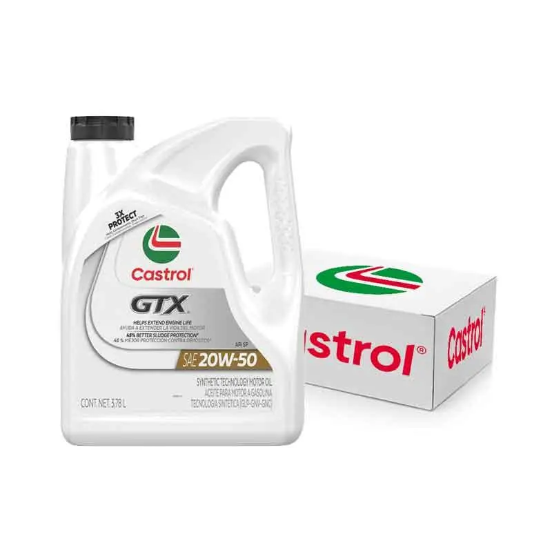 Lubricante Castrol Gtx 20W-50 3X3.78 L 1