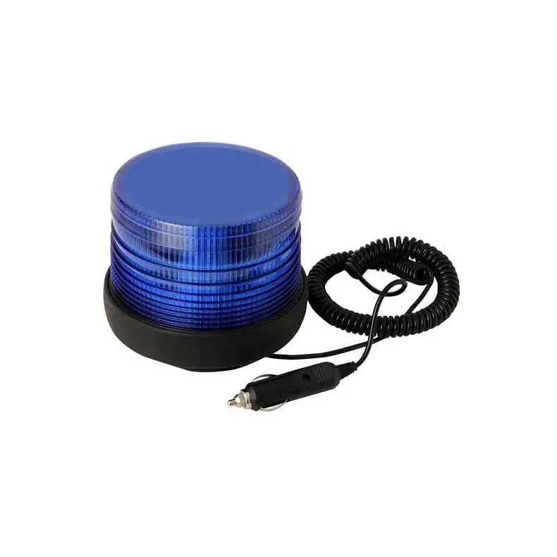 Baliza 40 Led 12/48V Magnetica Azul 1