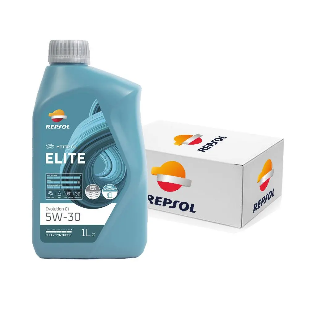 Caja Lubricante Repsol Elite Evolution C1 5W-30 12Lt 1