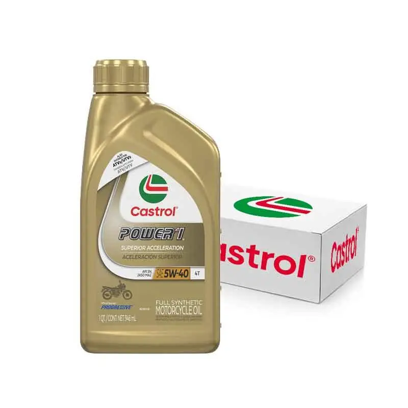 Lubricante Castrol Power 1 4T 5W-40 6X1 Qt 1