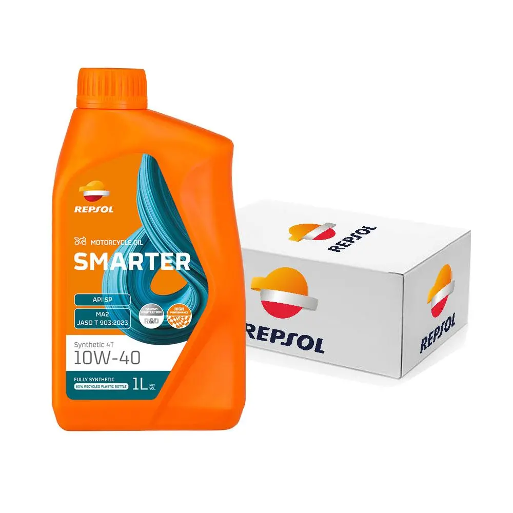 Caja Lubricante Repsol Smarter Synthetic 4T 10W-40 12Lt 1