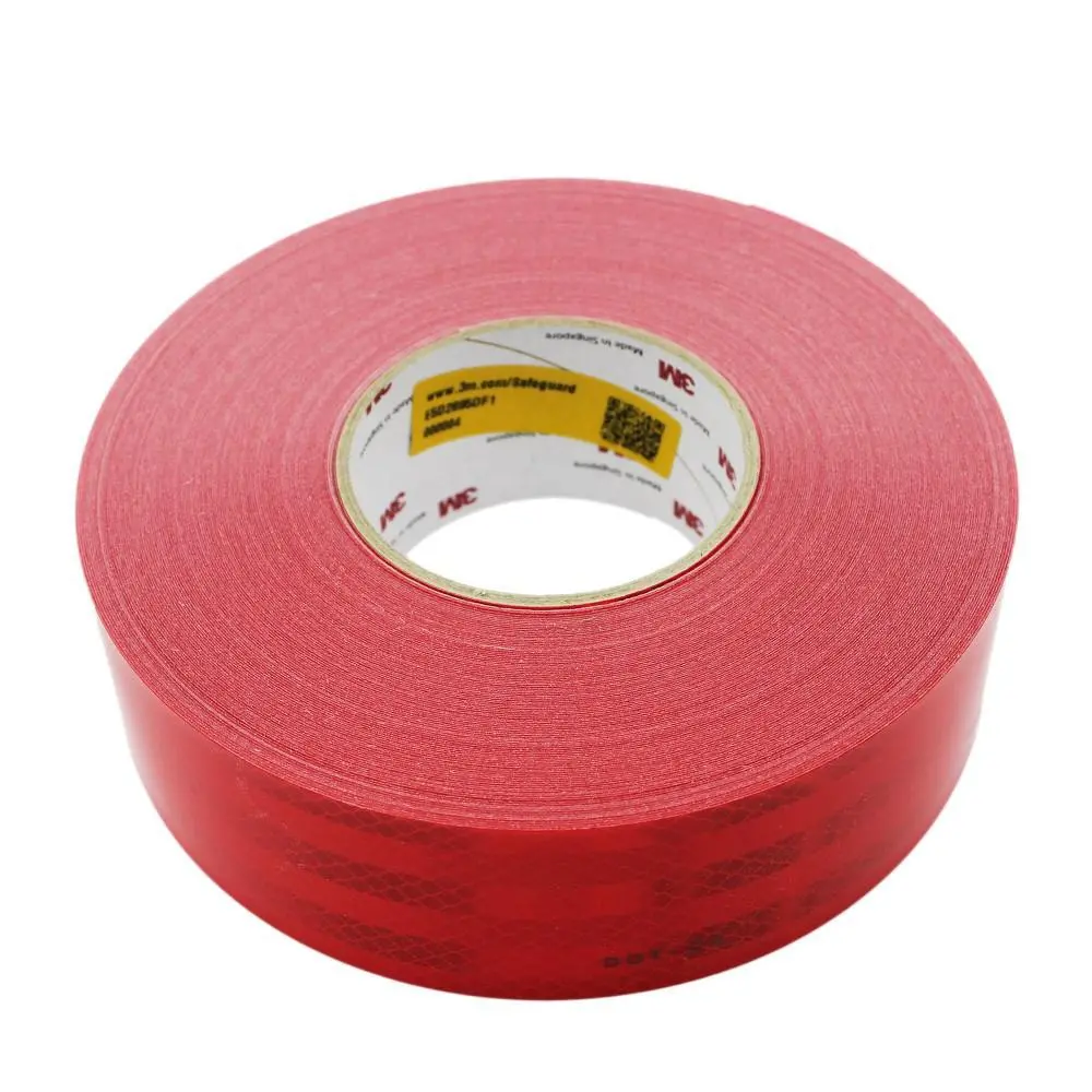 Cinta Reflectante 3M Rojo Rollo 2Pulg X 45,72 Mt 1