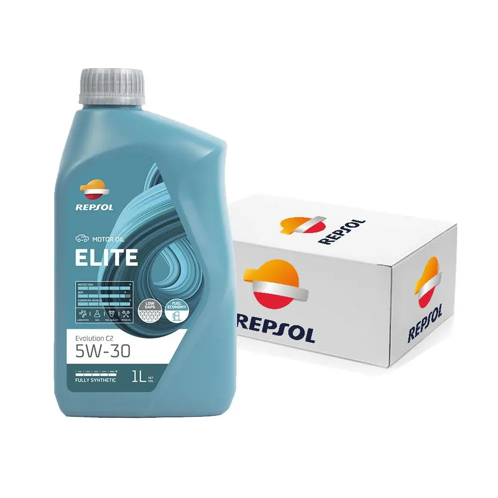 Caja Lubricante Repsol Elite Evolution C2 5W-30 12Lt 1