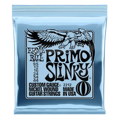 Ernie Ball - 2212 Primo Slinky - Nickel Wound - Electric Guitar Strings - 9.5 - 44 (1 Pack) 1