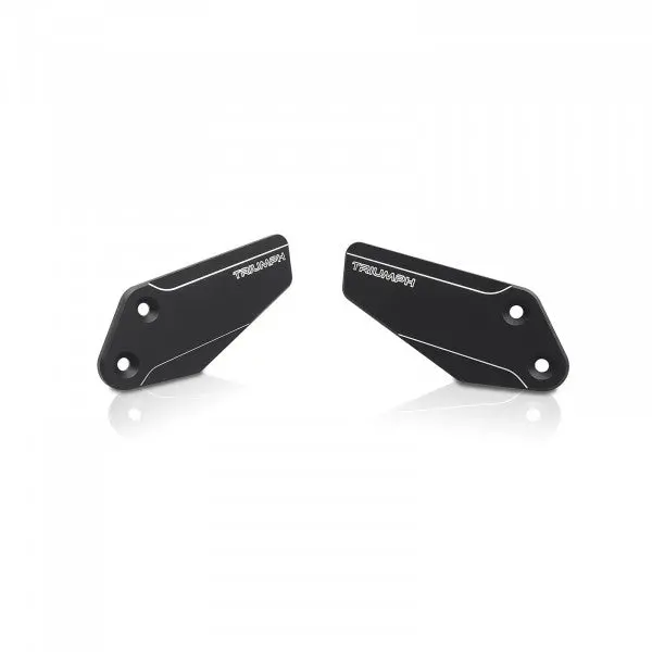 Classicbike Raisch Billet Heel Guards - Contrast Cut - Triumph Thruxton R / Rs / Tfc / 1200 1
