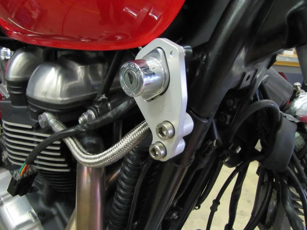 Lsl Ignition Lock Relocation Kit - 2001-2015 Triumph Bonneville, Thruxton, Scrambler 1