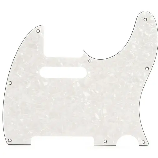 Wd Custom Pickguards - For Fender Telecaster Or Similar Style - Pearl White Finish 1