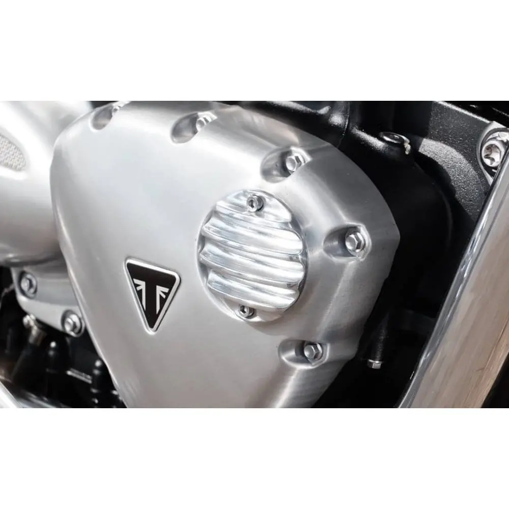 Motone Customs Ribbed Acg Cover - Polished 2