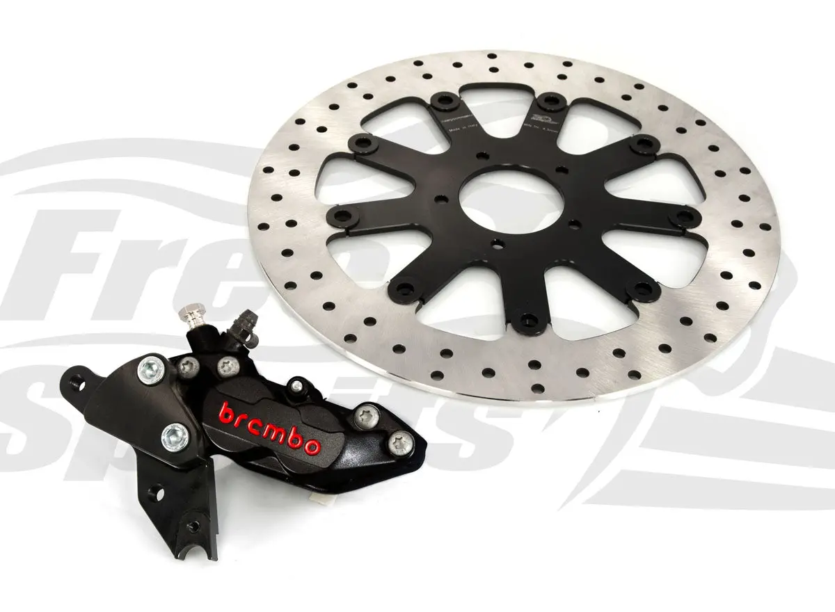Free Spirits Brembo Front Brake Caliper Upgrade With 320Mm Floating Rotor - 2025+ Indian Scout 1250 1