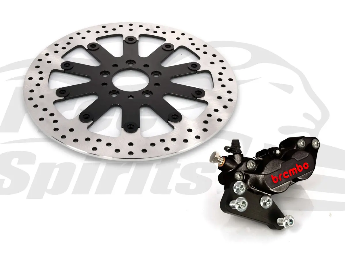 Free Spirits Brembo Front Caliper Upgrade With Oversized 320Mm Rotor - Harley Davidson 2000+ 1
