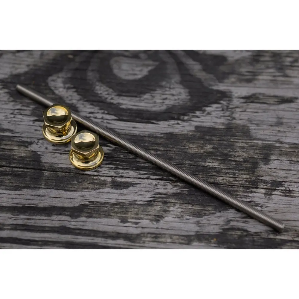 Motone Prof. Axelrod - Paddock Stand Axle Bobbin Kit - Brass 1