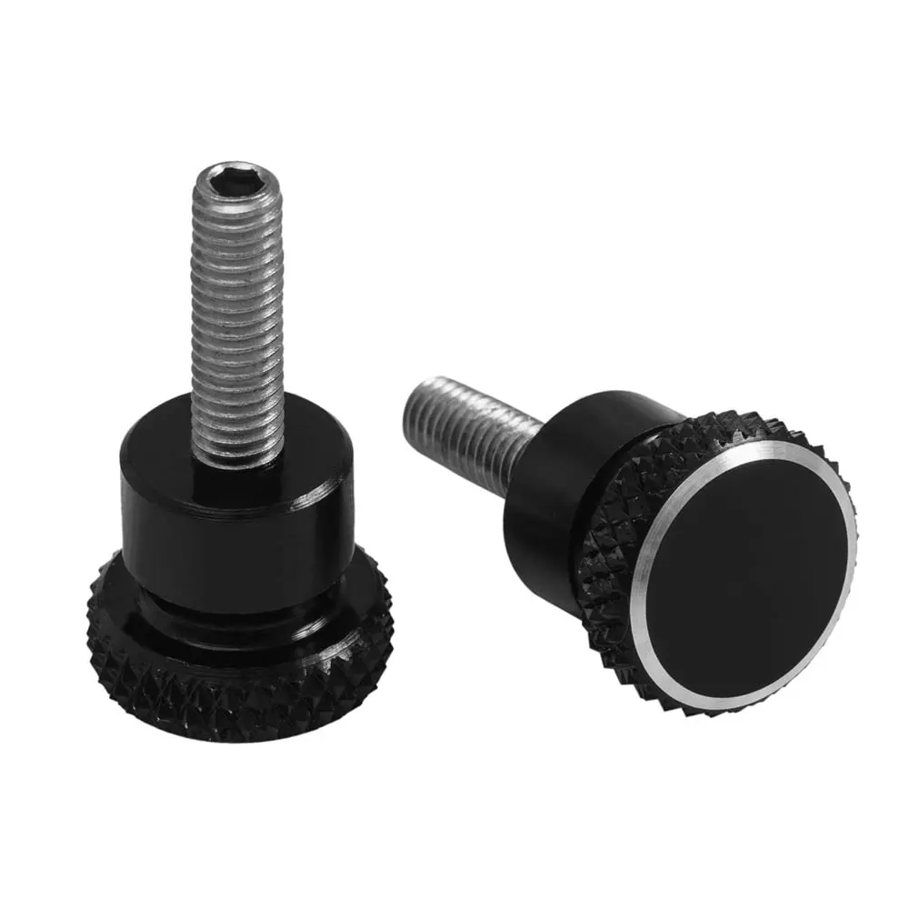 Motone Quick Release Side Cover Bolts - Black Or Silver 2