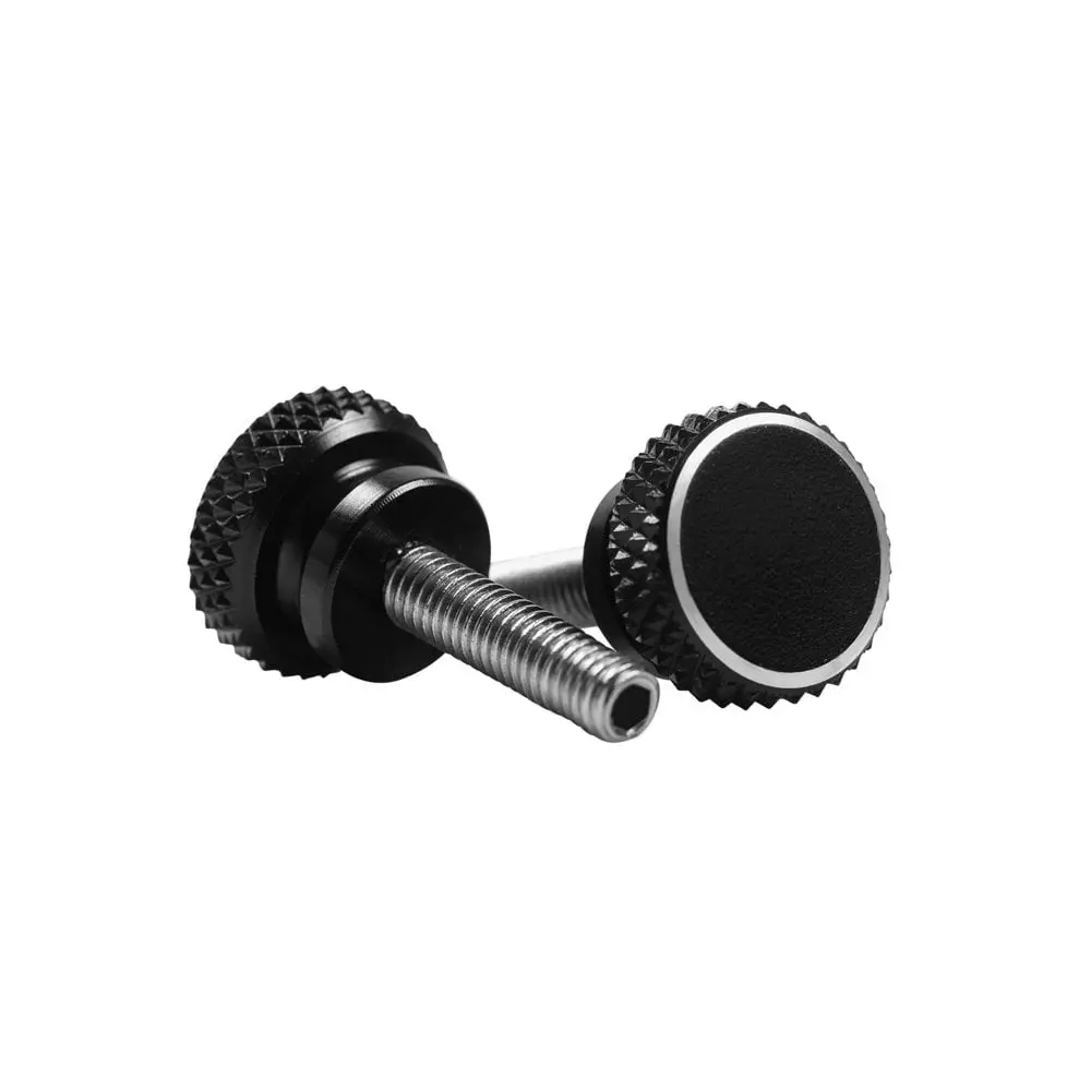 Motone Tool Free Seat Cowl Bolts - Black - Triumph Thruxton 1