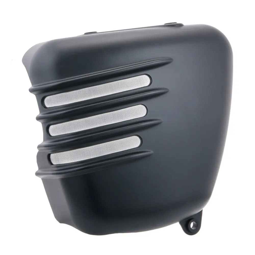 Motone Ribbed Side Cover - Left Side Only - 2006-2016 Triumph Scrambler 1
