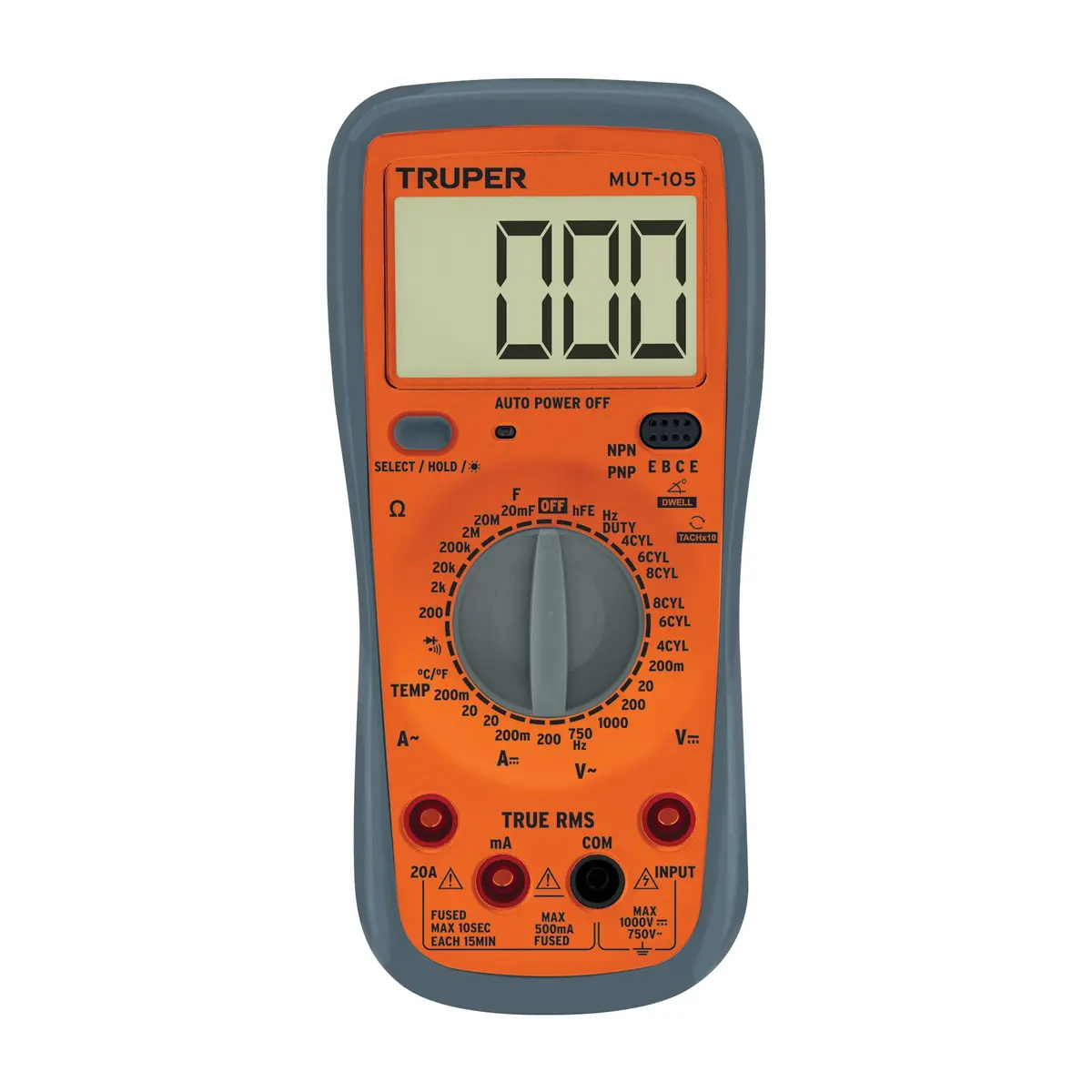 Multimetro Digital Mut-105 10403 Truper 1