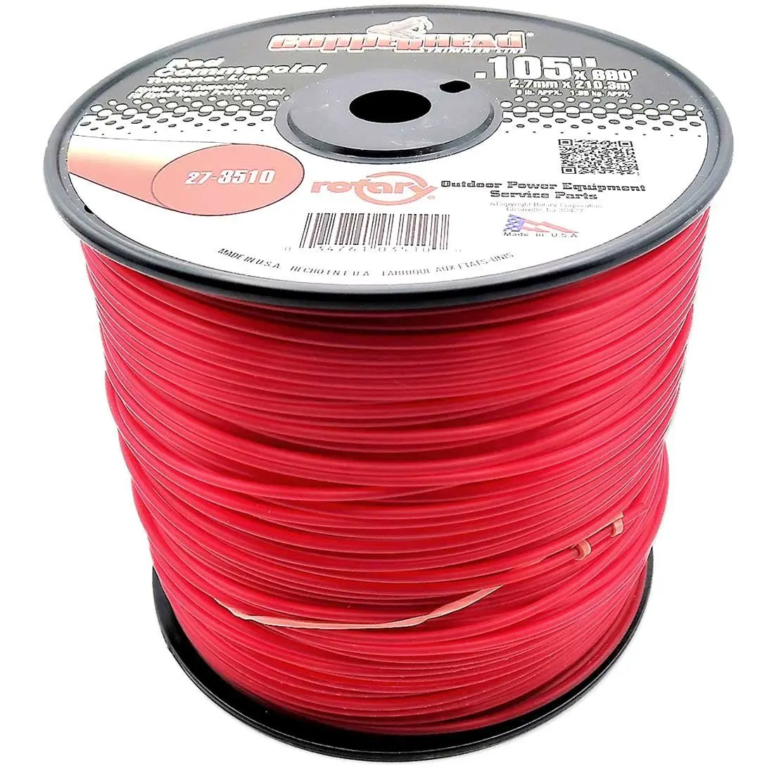 .105 Round Trimmer Line Premium Commercial Grade 690' 3Lb Spool | Tl3105 1