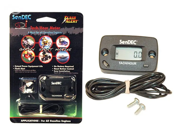 Sendec Hour Meter & Tachometer 806-100 Records Engine Run Time | Sendec 1