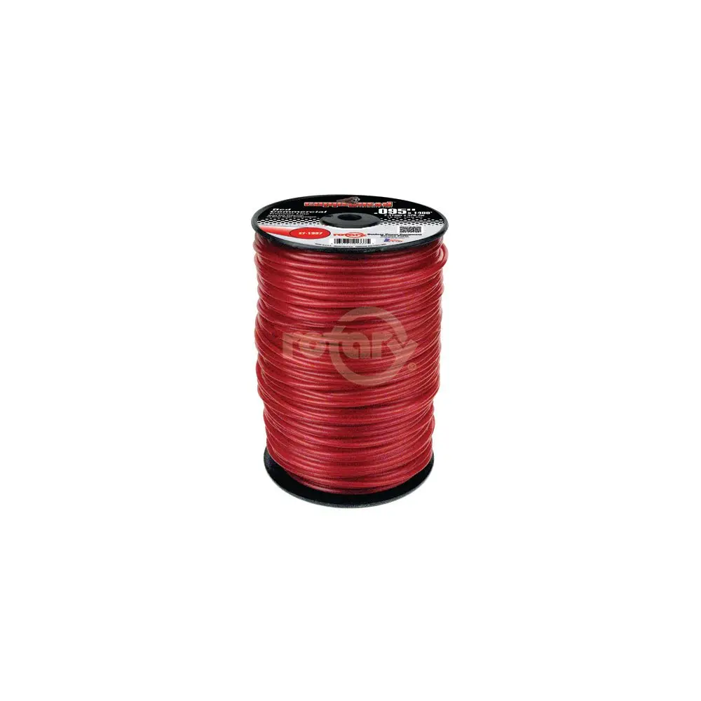 Trimmer Line .095 5 Lb. Spool Red Commerical 1337 1
