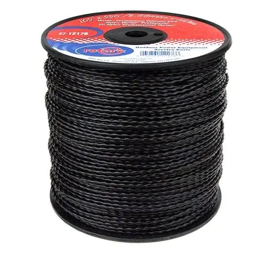 Vortex Trimmer Line .105" Diameter, 550' Spool Professional Grade, Black | 12176 1