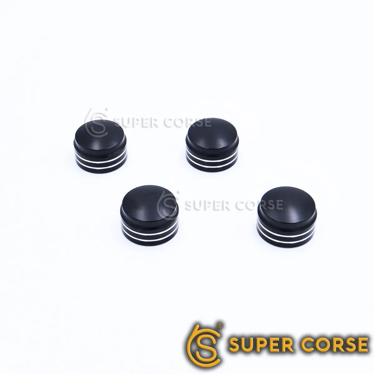 Super Corse Headbolt Covers / Dress Up Kit - Black W/ Silver 1