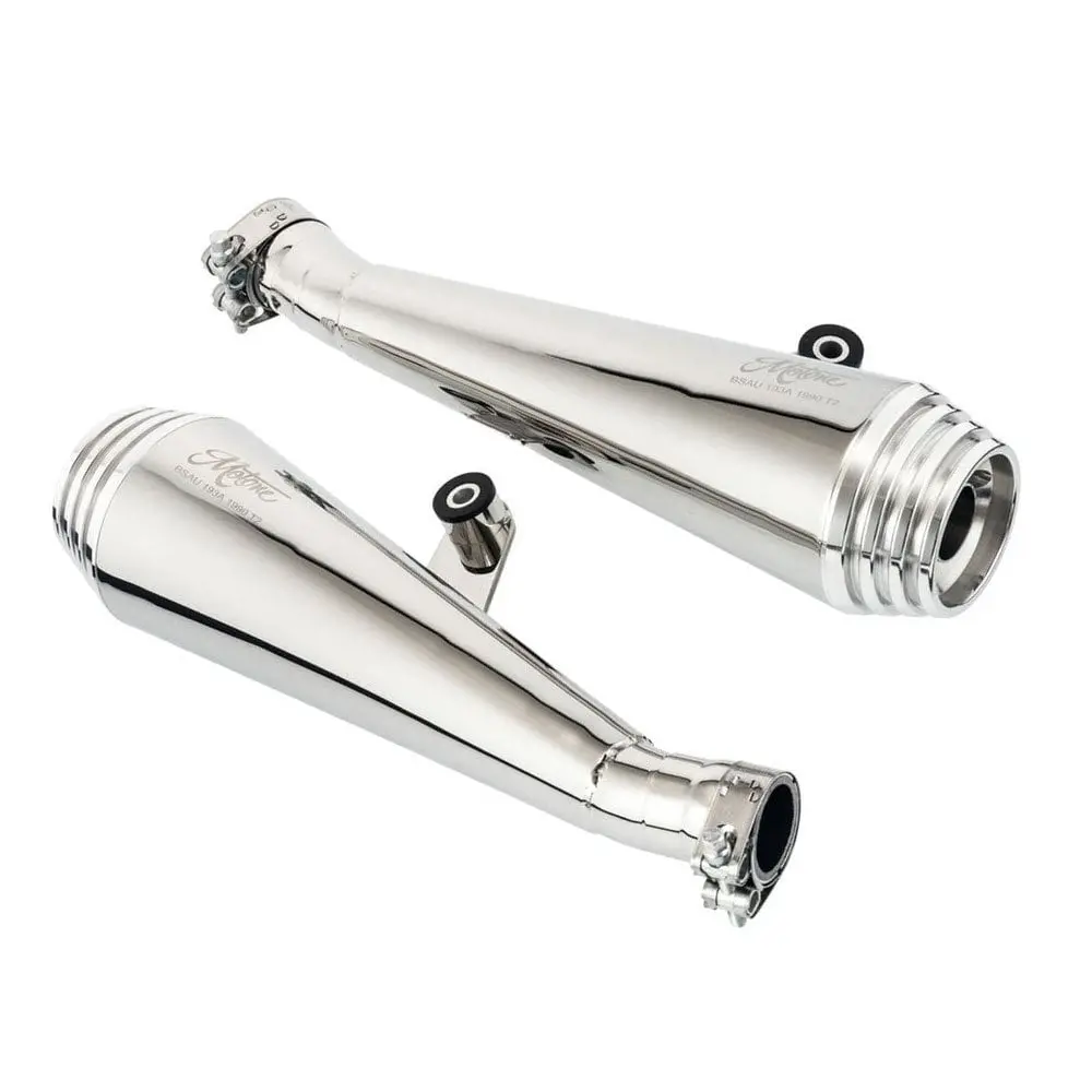 Motone Saturn Exhaust - Polished - 2001-2015 Triumph Bonneville T100 1