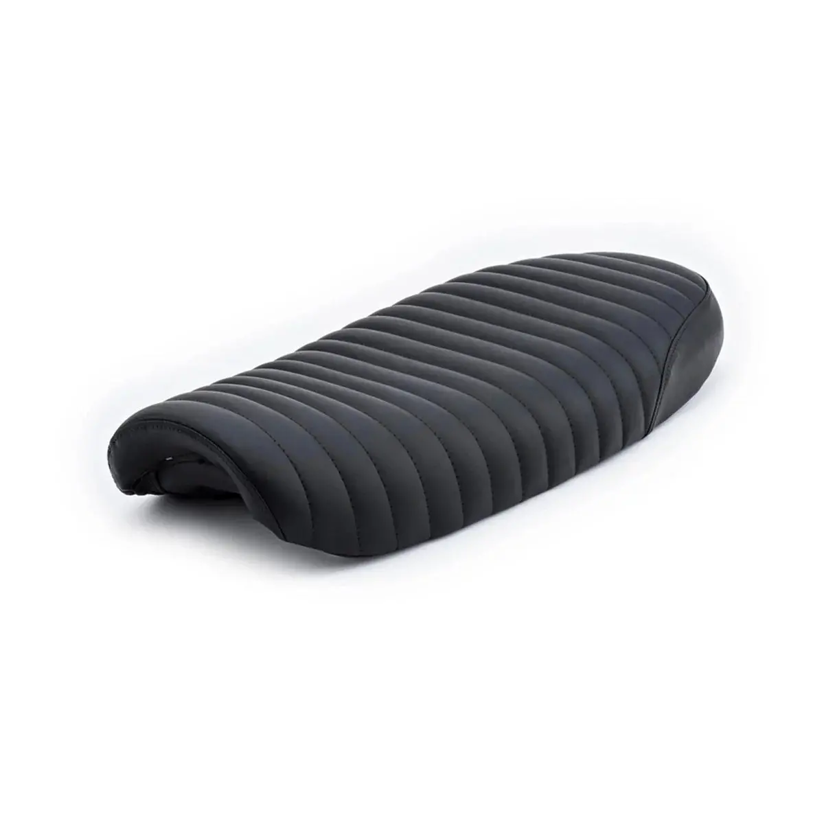 British Customs Slammer Tuck And Roll Gel Seat - Black - 2001-2015 Triumph Bonneville, Thruxton, Scrambler 1