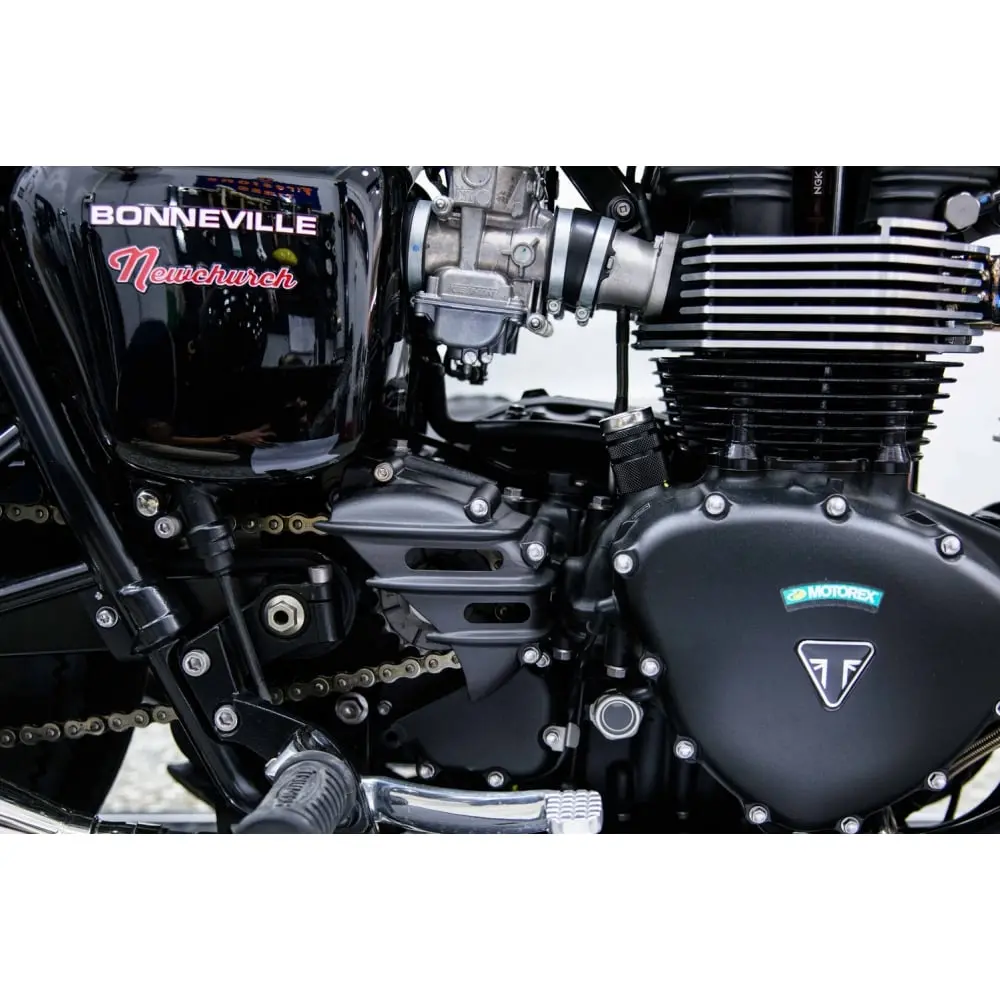 Motone Ribbed Sprocket Cover - Polished 2