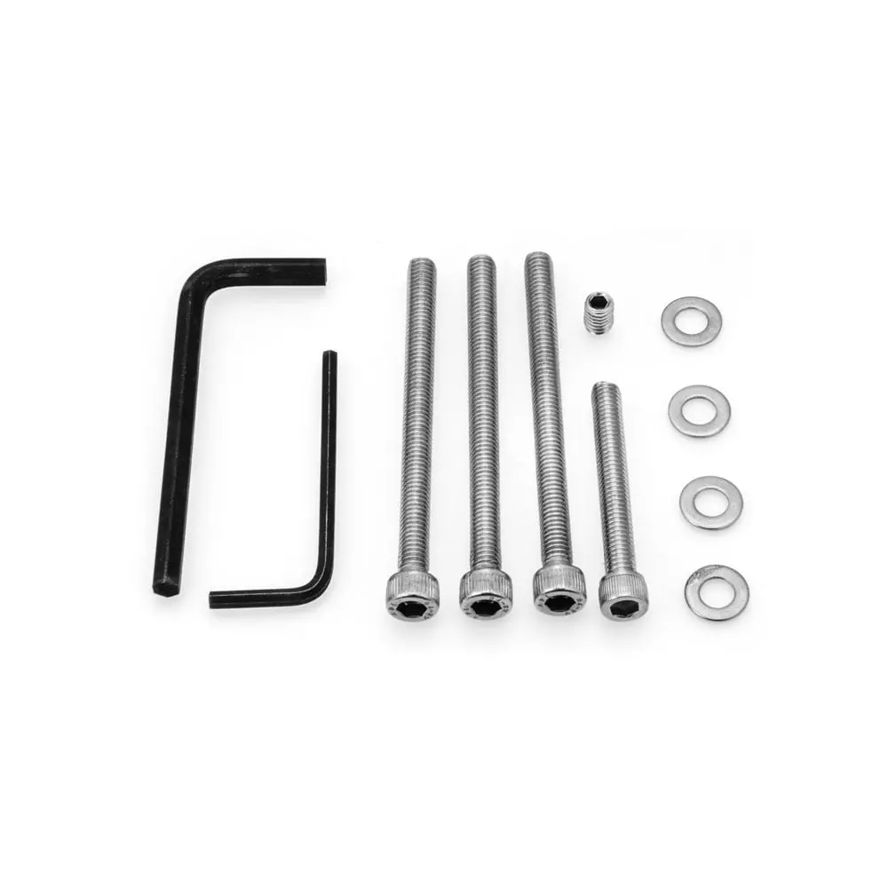 Motone Ribbed Sprocket Cover - Black With Polished Fins 2