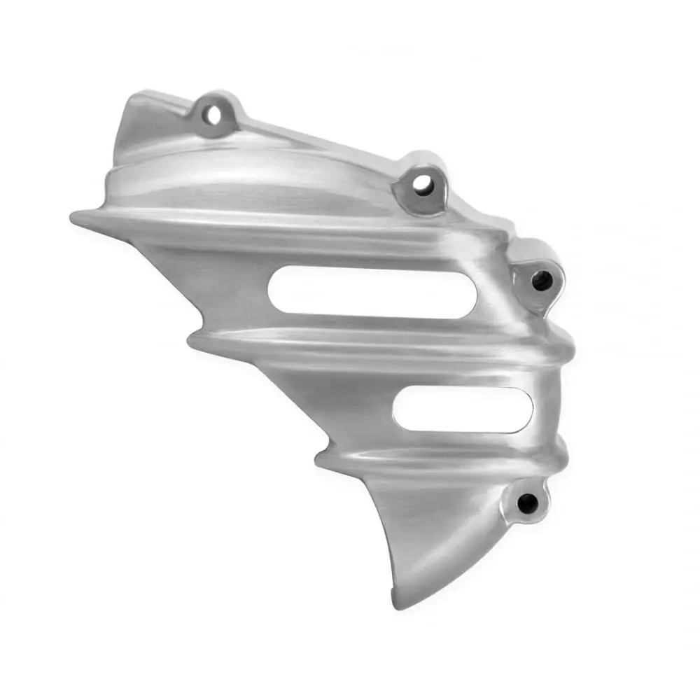 Motone Ribbed Sprocket Cover - Brushed 1