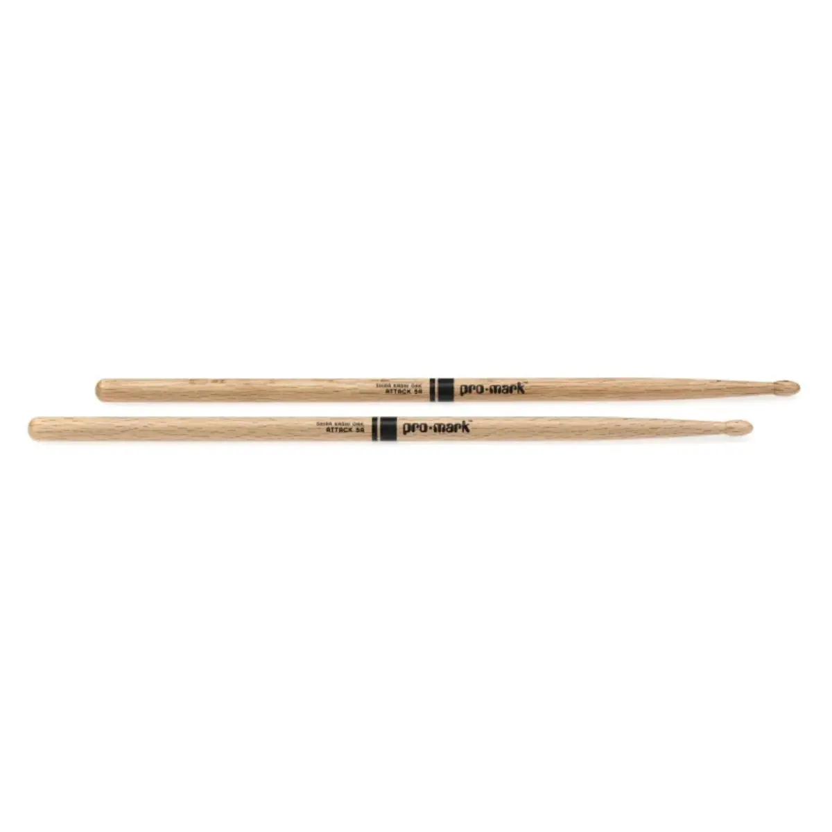 Promark - Shira Kashi Oak Attack 5A - Drum Sticks - Wood Tip (1 Pair) 1