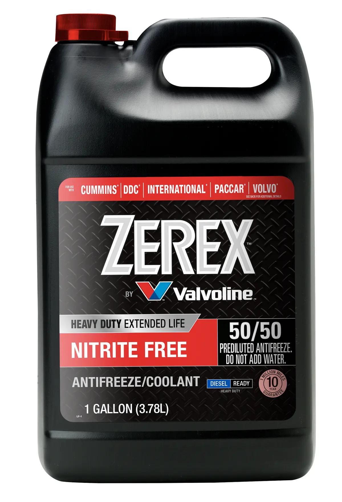 Zerex Heavy Duty Nitrite Free Extended Life Red 50/50 Prediluted Antifreeze 1
