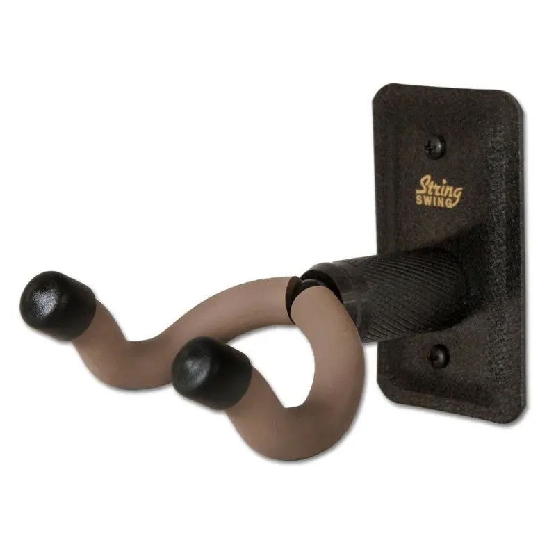 String Swing Cc11k Guitar Keeper Wall Mount Guitar Hanger - Black Finish (Metal) 1