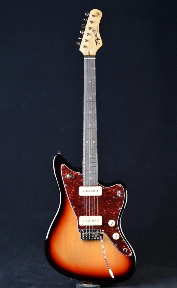 Tagima Tw-Series Tw-61E Jazzmaster - Sunburst/Tortoiseshell 1