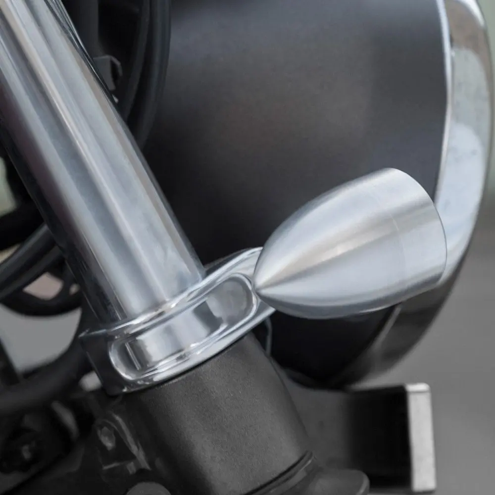 Motone Clampits Universal Turn Signal Mounts - 41Mm Forks - Polished 2