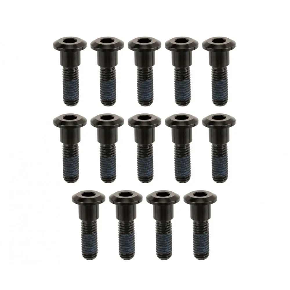Motone Titanium Brake Disk Bolts - 14 Pieces - Black - 2016+ Triumph Speed Twin 1200, Bobber, Thruxton R / Rs / Fe 1