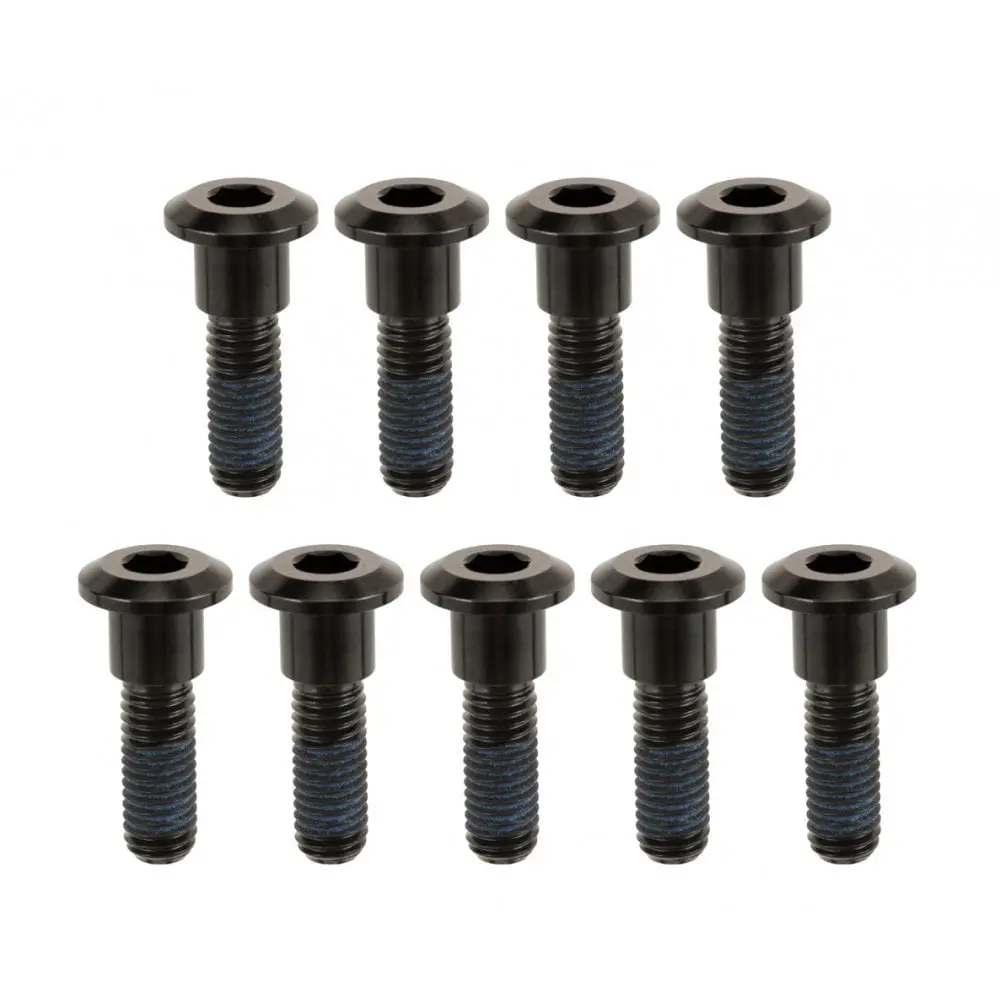 Motone Titanium Brake Disk Bolts - 9 Pieces - Black - 2016+ Triumph Twins (Single Disk) 1