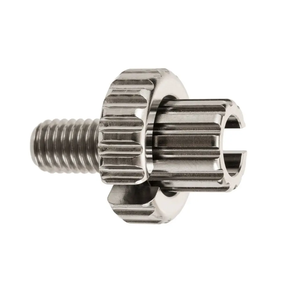 Motone Twister Titanium Clutch Adjuster - Natural - M8x1.25X18 1