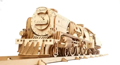 Ugears V-Express Steam Train With Tender 1