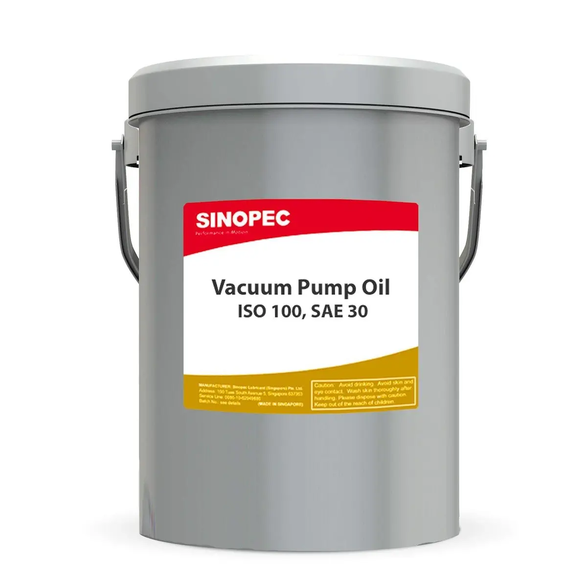 Vacuum Pump Oil - Sae 30, Iso 100 - 5 Gallon Pail 1