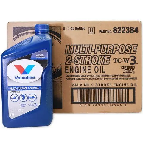 Valvoline Multi-Purpose 2-Stroke Engine Oil - Box Of 6 Quarts | 822384Box 1