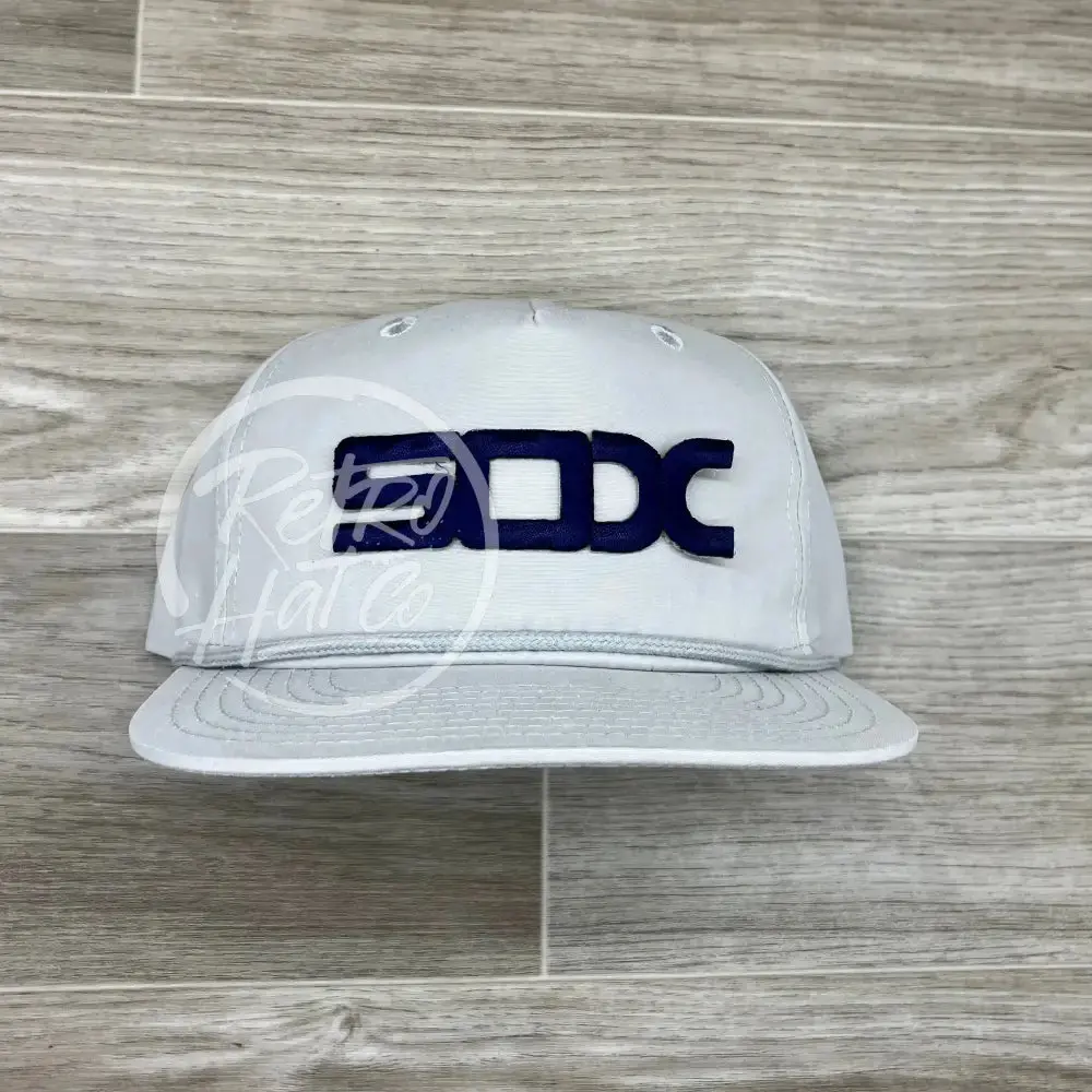 Vintage 90S Chicago White Sox Patch On Smoke Gray Retro Rope Hat 1