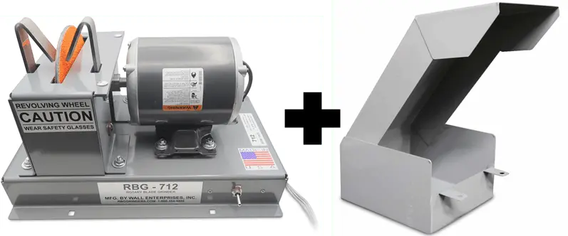 Rbg 712 Blade Grinder Sharpener Plus Rbg940 Grit Collector | Rbg712gc 1