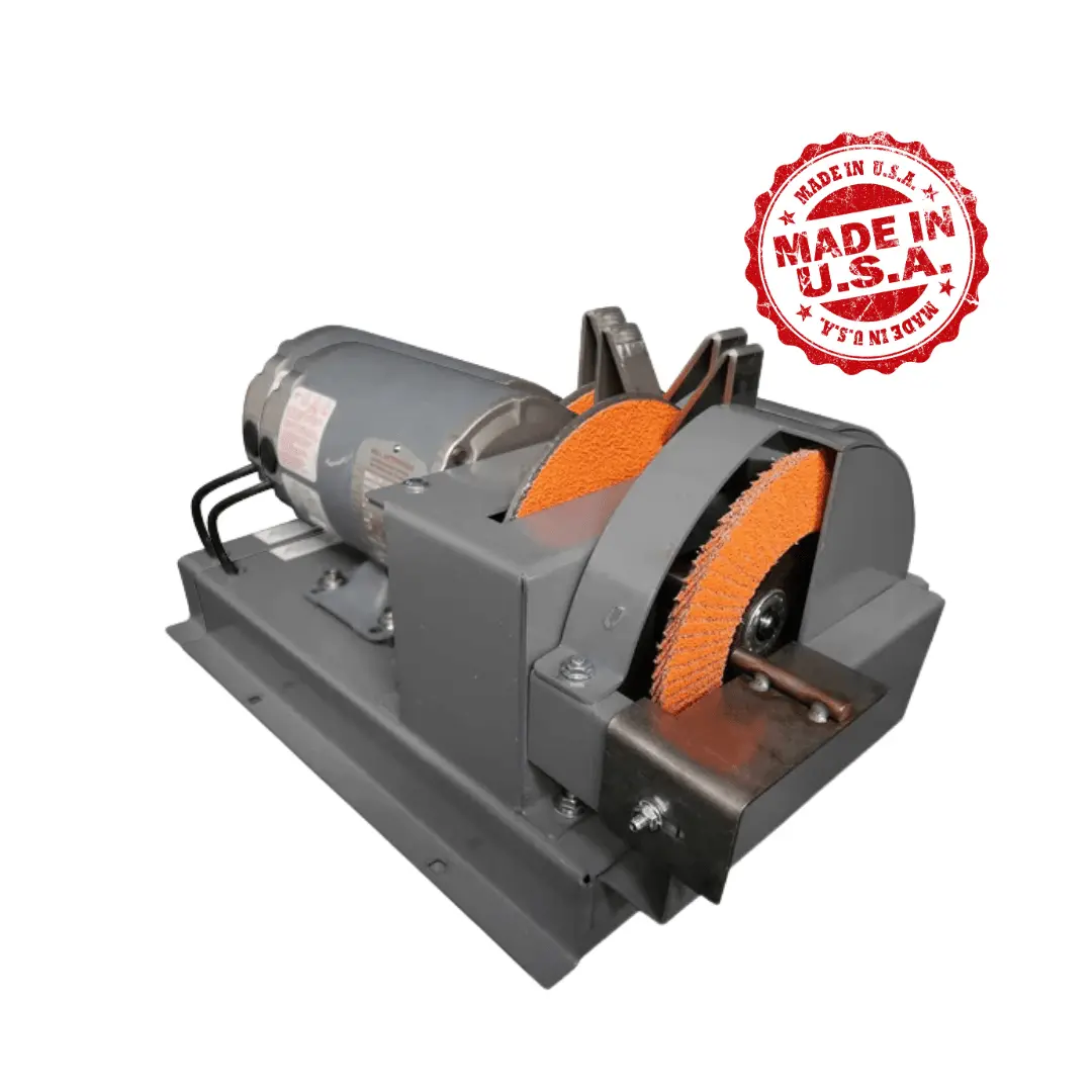 Rbg 750 Professional Mulching Blade Sharpener - Dual Disc Grinder For Standard & Mulching Mower Blades | Rbg750 1